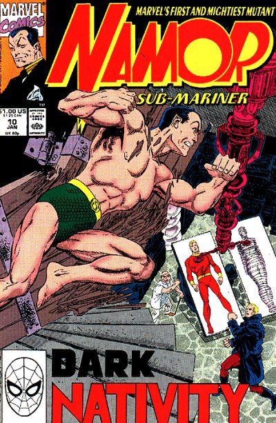 Namor, The Sub-Mariner #10 [Direct](1990)-Very Fine (7.5 – 9)