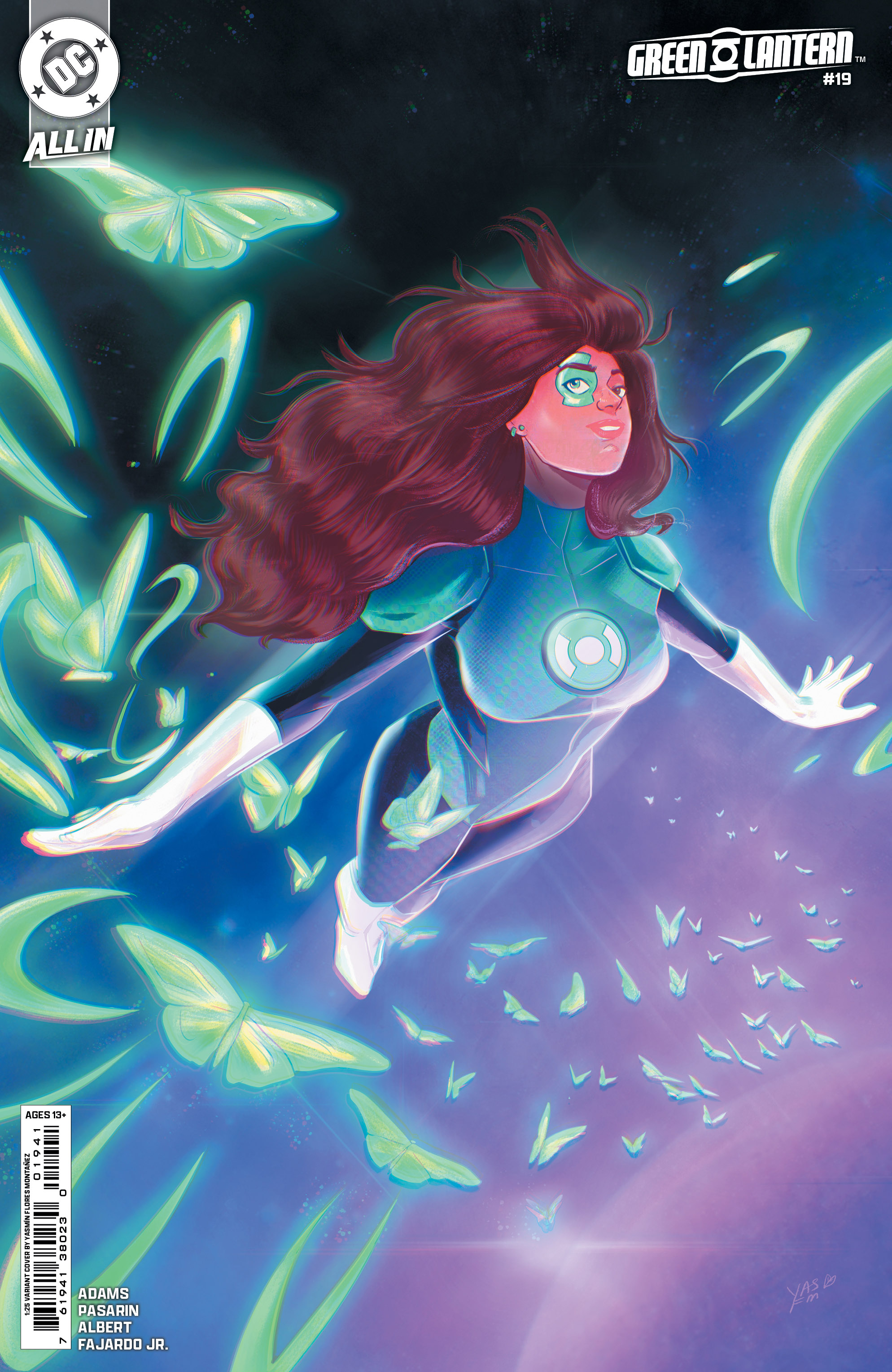 Green Lantern #19 Cover D 1 for 25 Incentive Yasmin Flores Montanez Card Stock Variant