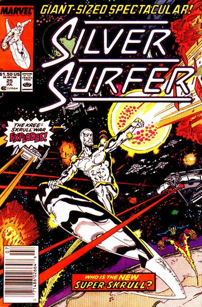 Silver Surfer #25 [Newsstand]-Very Good (3.5 – 5)