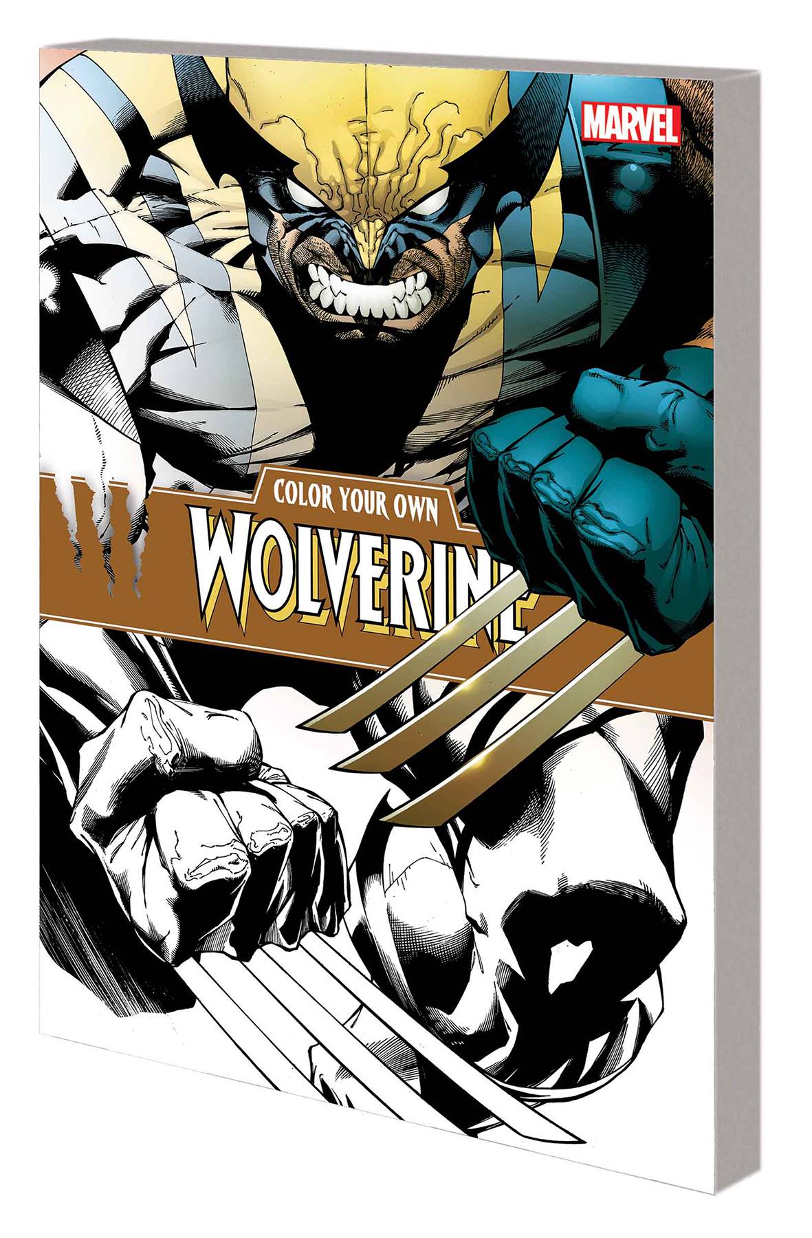 Color Your Own Wolverine Graphic Novel