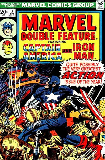 Marvel Double Feature #3-Very Fine (7.5 – 9)