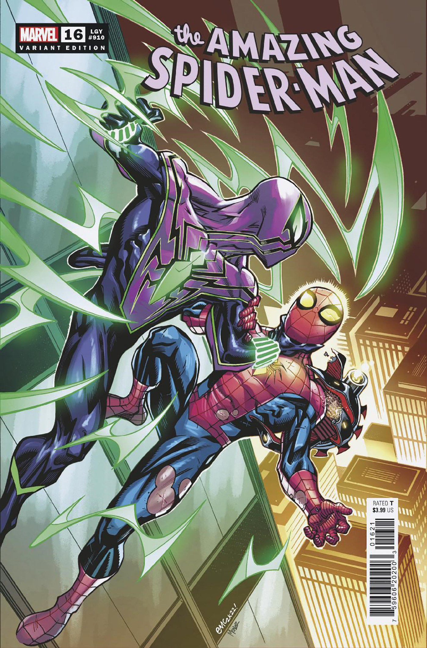 Amazing Spider-Man #16 Mcguinness Dark Web Variant (2022)