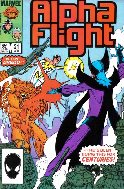 Alpha Flight #21 [Direct]-Near Mint (9.2 - 9.8)