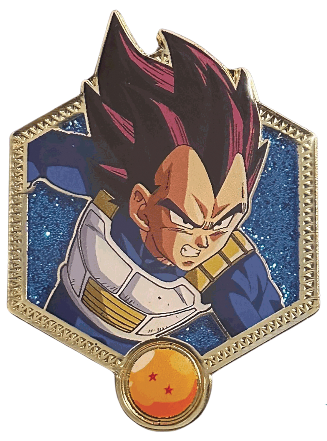 Gutter Pop Comics - Dragon Ball Z Golden Series 2 Vegeta Pin