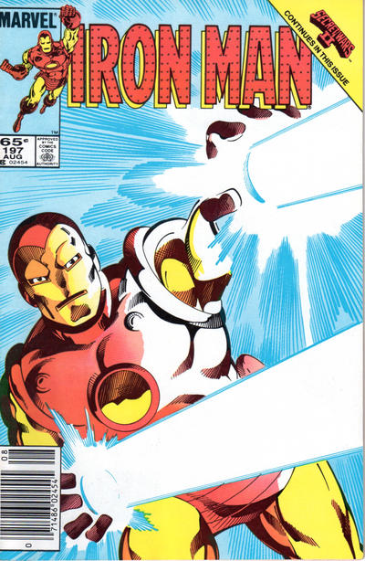 Iron Man #197 [Newsstand]-Very Fine (7.5 – 9)
