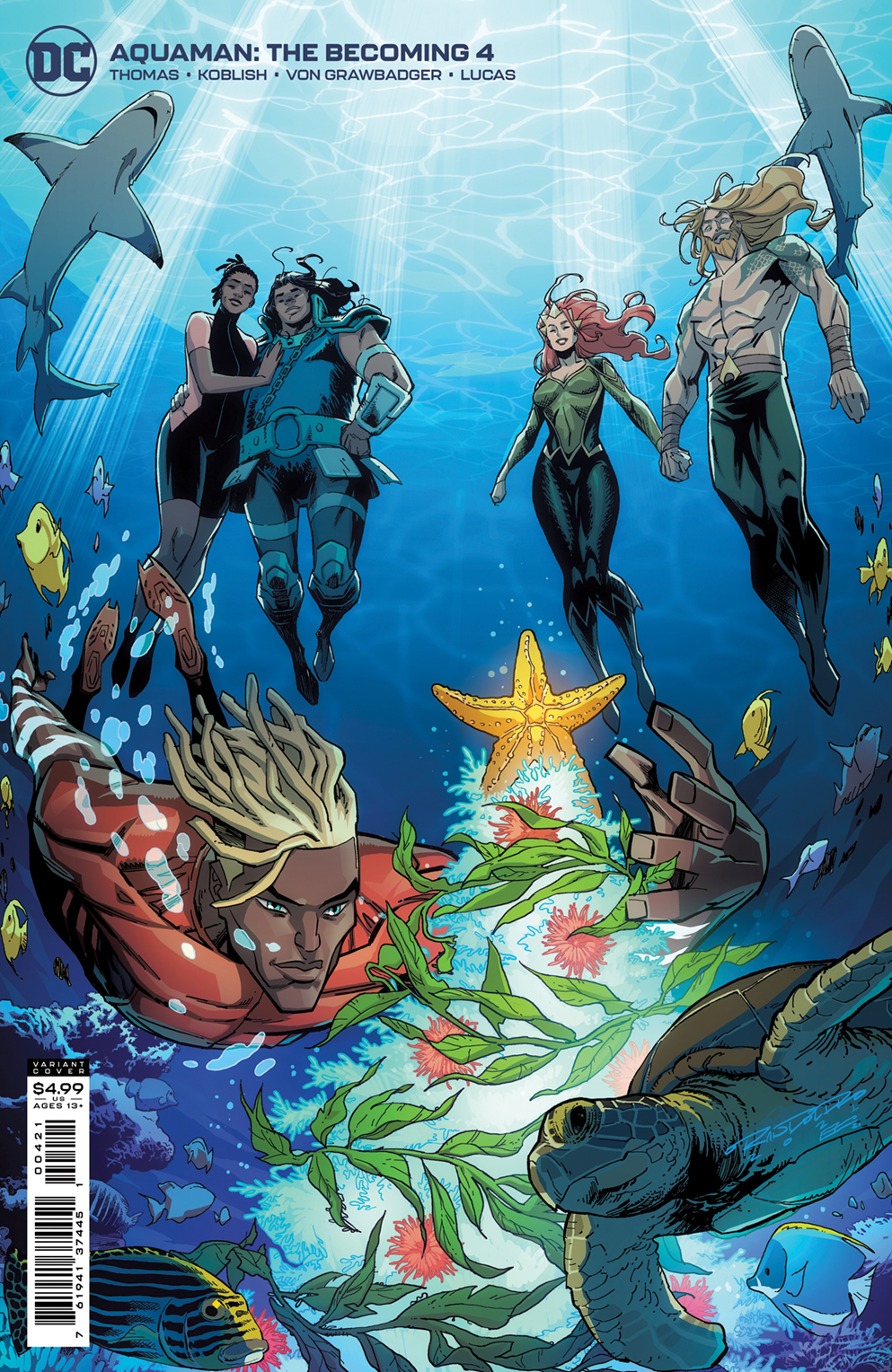 Aquaman the Becoming #4 Cover B Khary Randolph Card Stock Variant (Of 6)