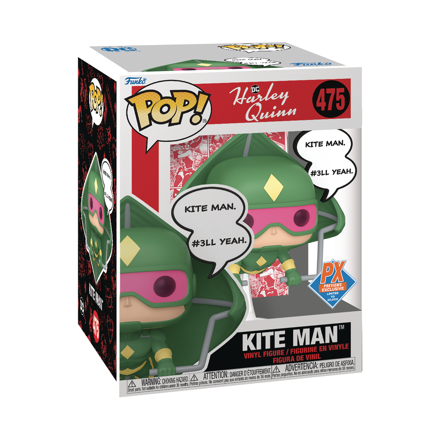 San Diego ComicCon 2024 Pop Premium DC Heroes Kite Man Vinyl Figure