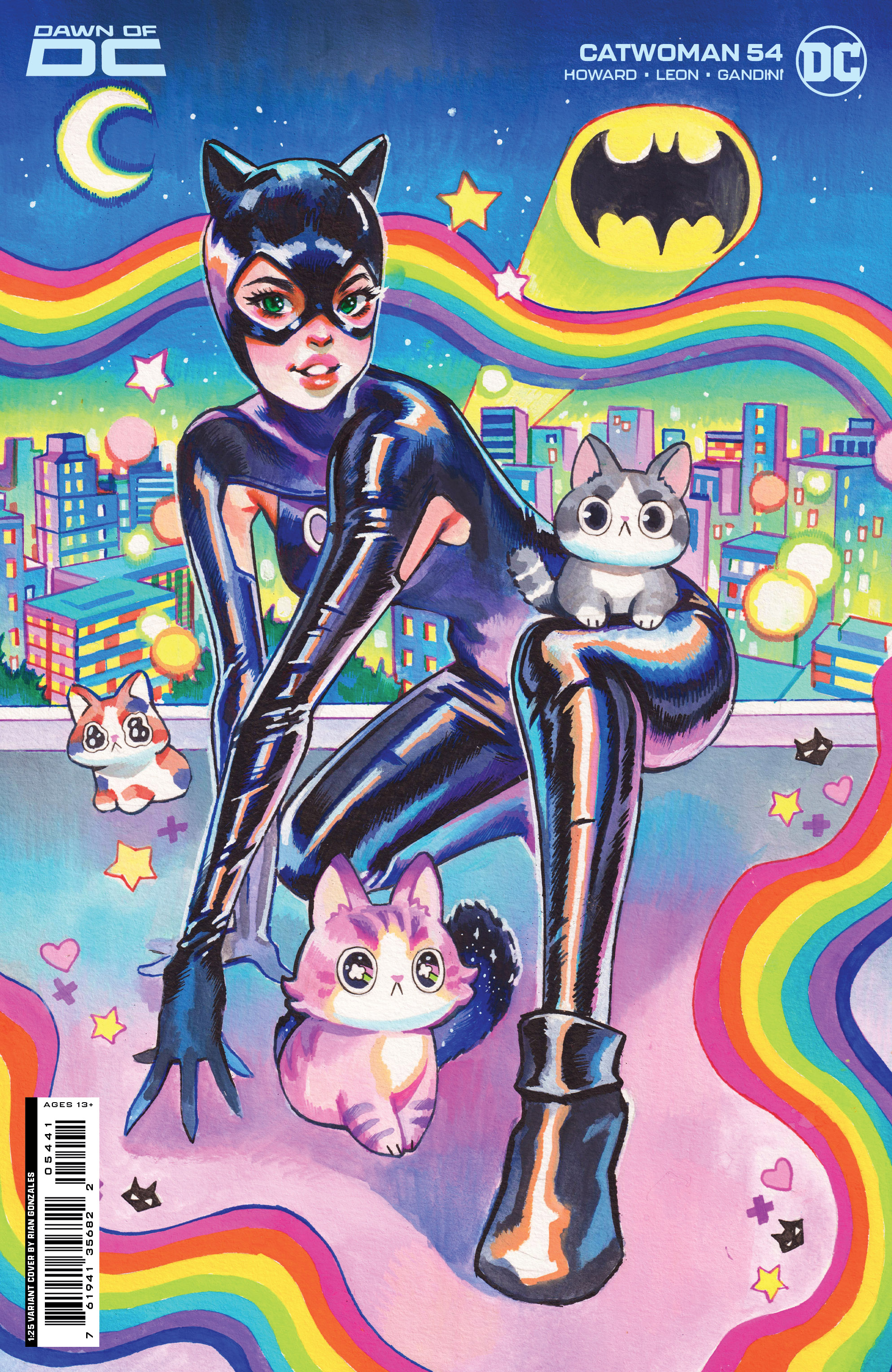 Catwoman #54 Cover D 1 for 25 Incentive Rian Gonzales Card Stock Variant (2018)