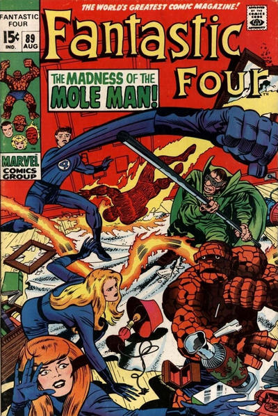 Fantastic Four #89 - Vf- 7.5