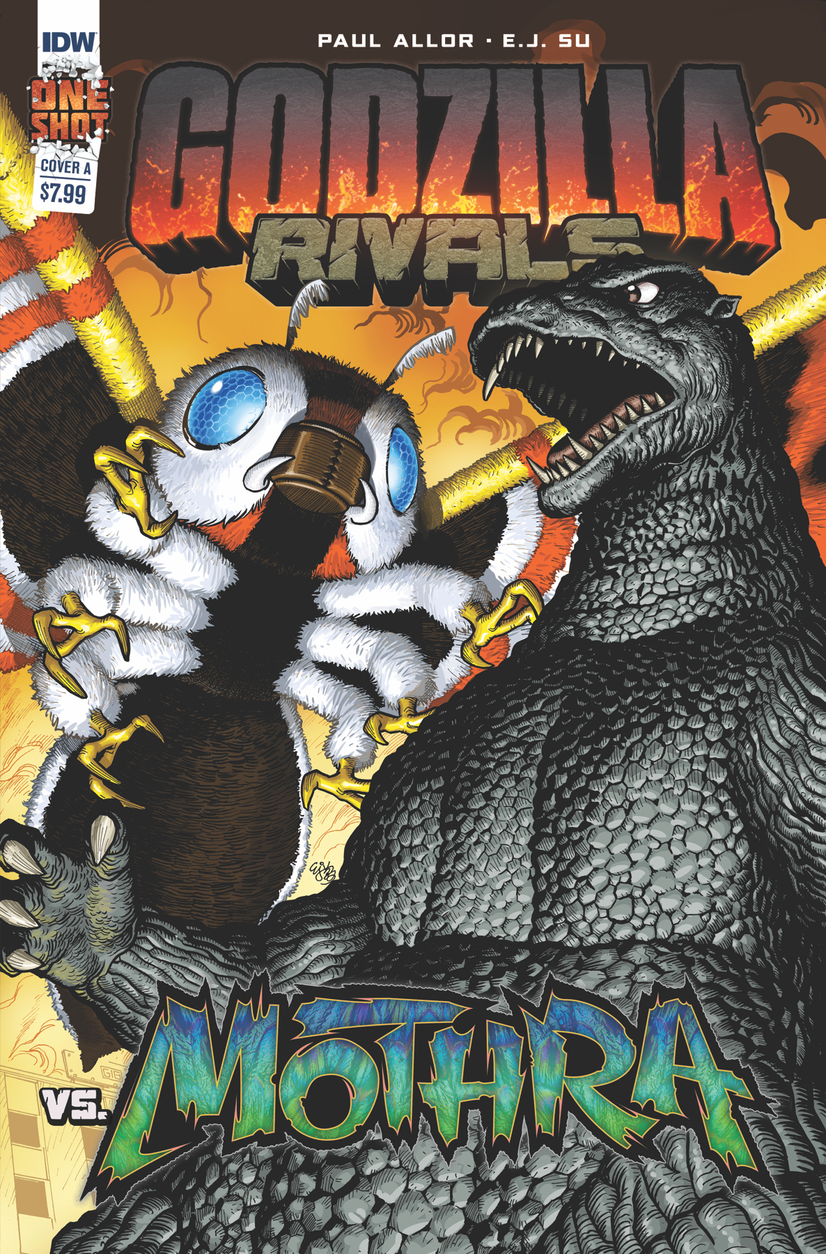 Godzilla Rivals #2 Vs Mothra Cover A Su