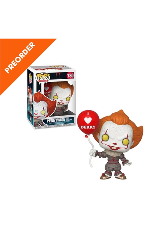 Preorder - It Chapter Two Pennywise With Balloon Pop! Vinyl Figure #780: