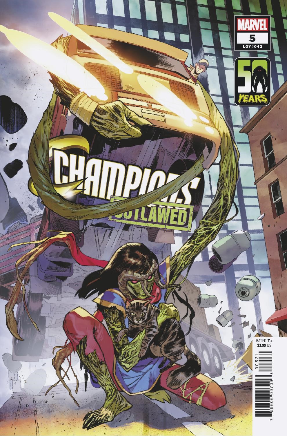 Champions #5 Pichelli Ms Marvel-Thing Variant (2020)