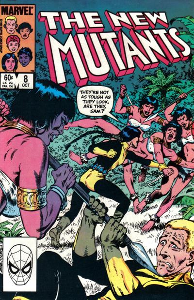 The New Mutants #8 [Direct](1983)-Very Fine (7.5 – 9)