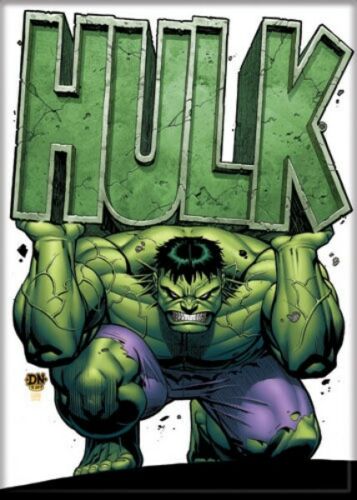 Hulk Holding Name Magnet