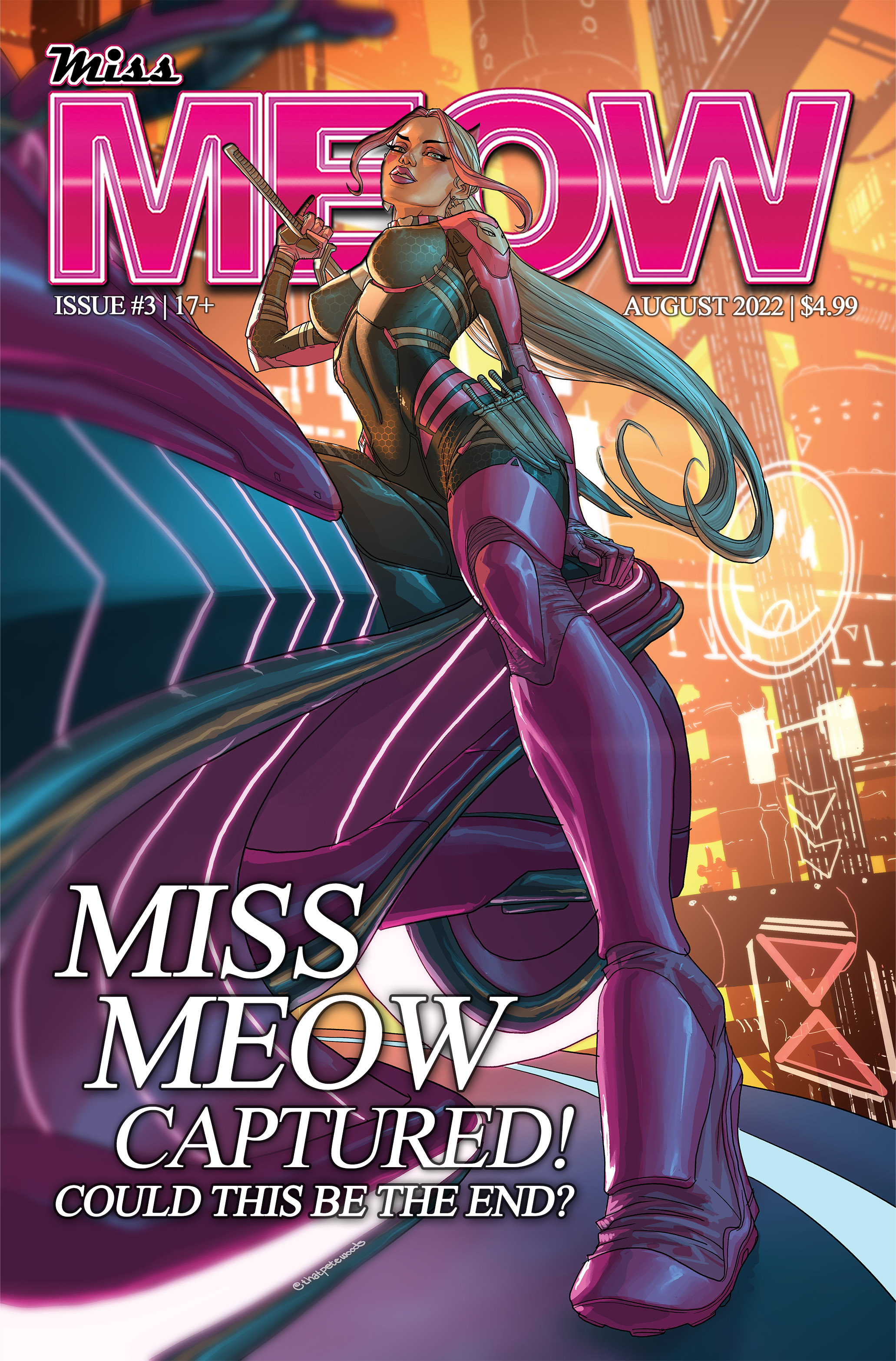 Miss Meow #3 Cover A Pete Woods (Mature) (Of 6)