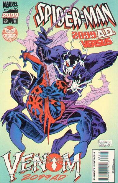 Spider-Man 2099 #35 [Spider-Man 2099 Cover]-Very Fine (7.5 – 9)