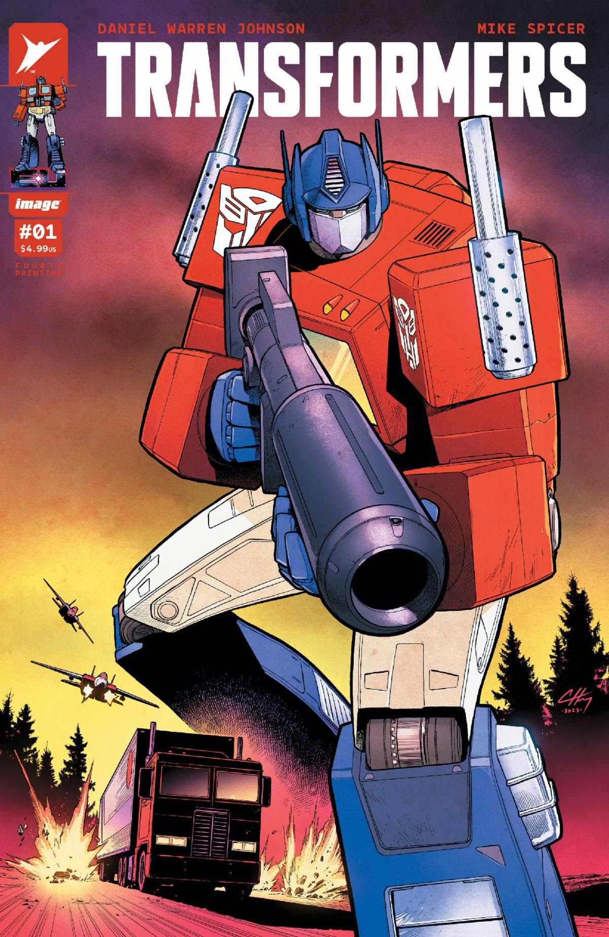 Transformers #1 Fourth Printing