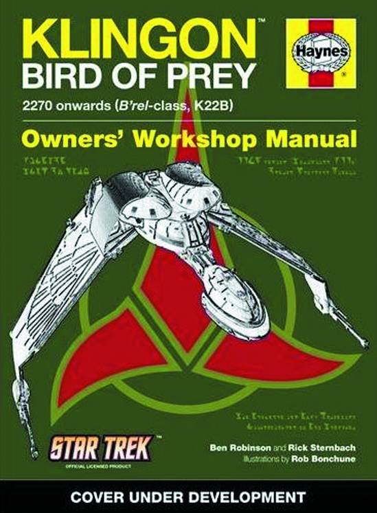 Star Trek Klingon Bird of Prey Haynes Owners Manual Hardcover