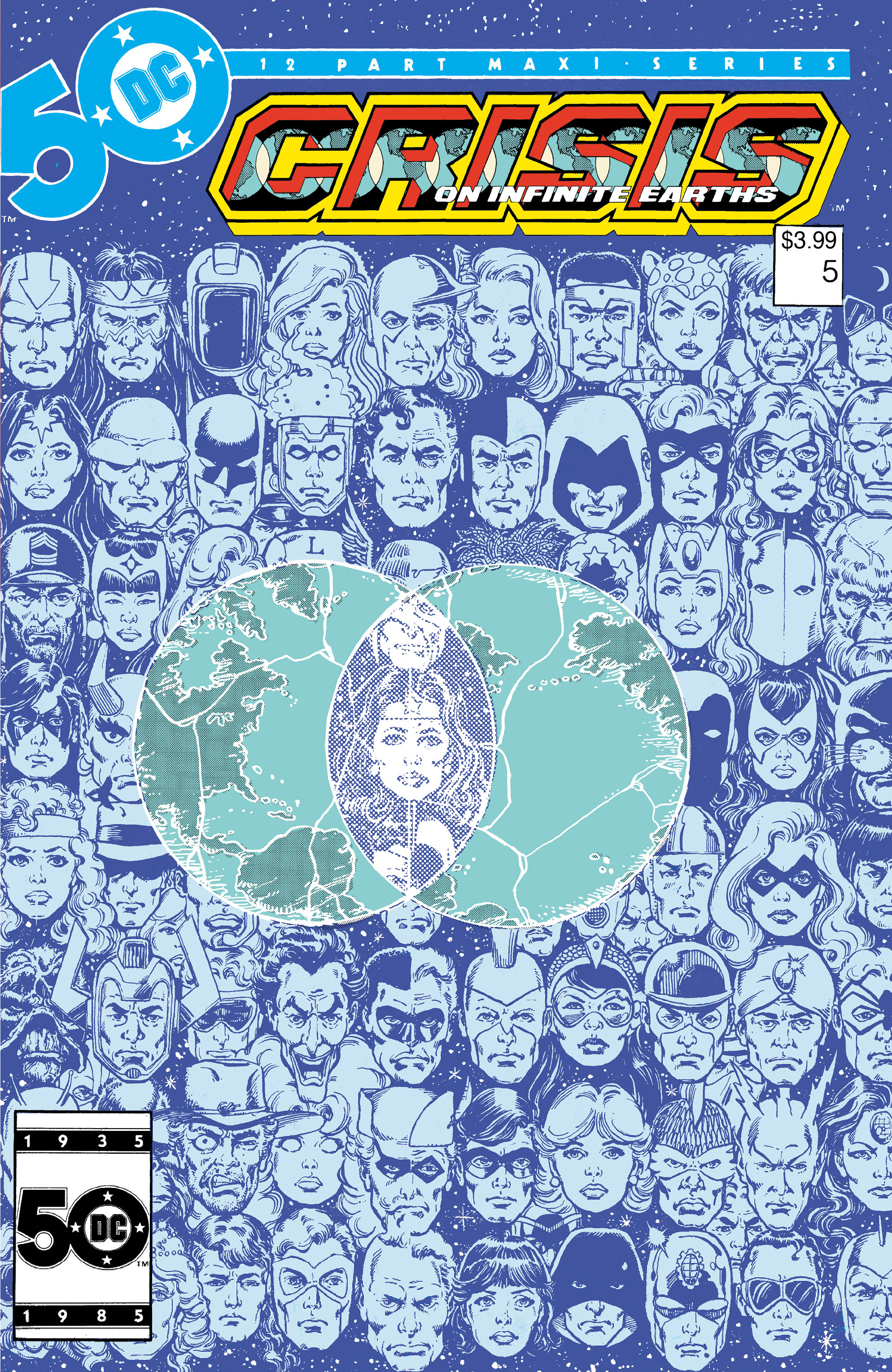 Crisis on Infinite Earth Facsimile Edition #5 Facsimile Edition Cover A George Perez