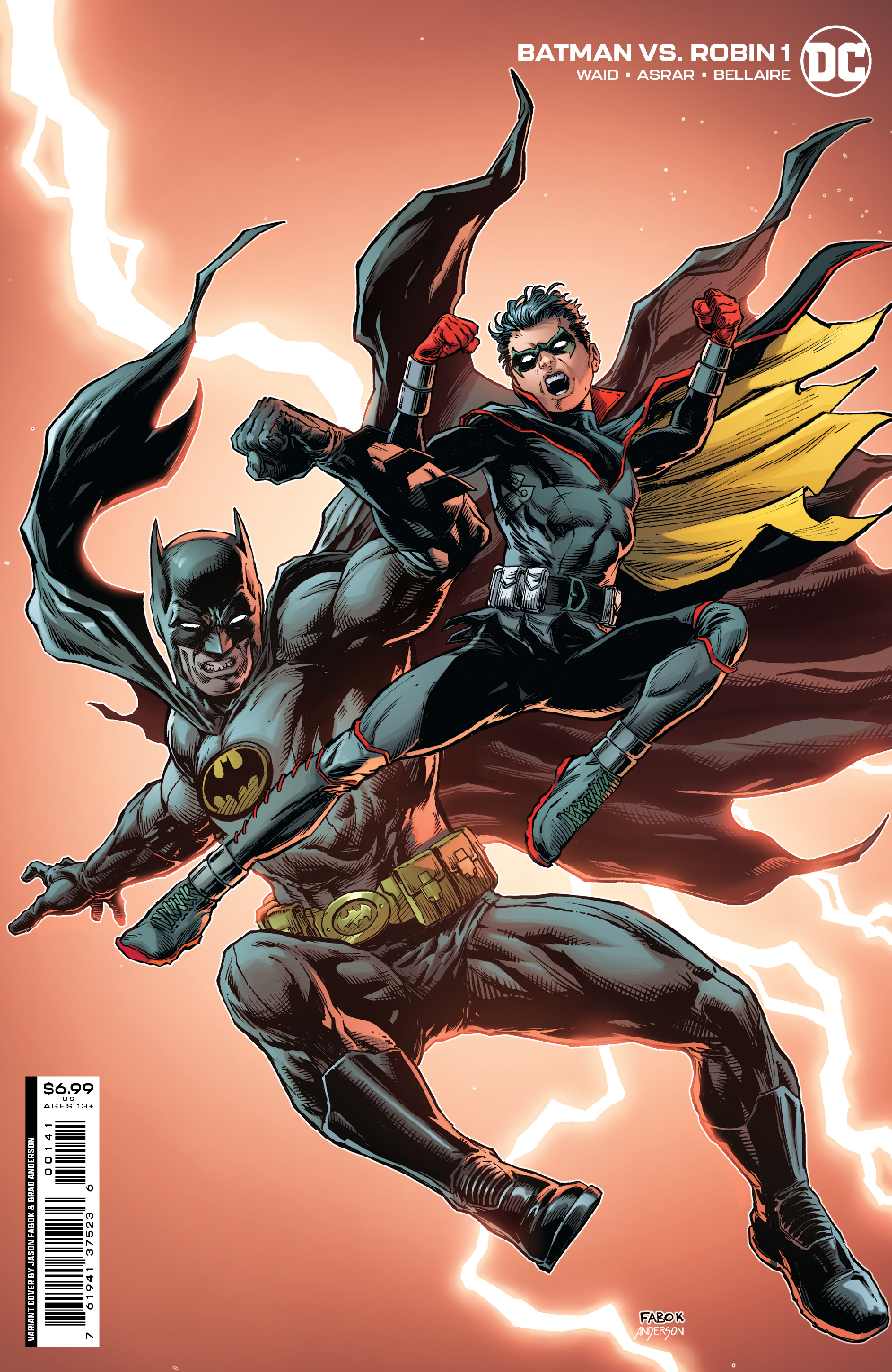 Batman Vs Robin #1 Cover D Jason Fabok Card Stock Variant (Of 5)