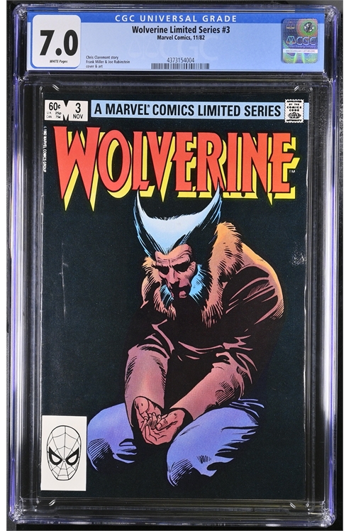 Wolverine #3 (1982) Cgc 7.0
