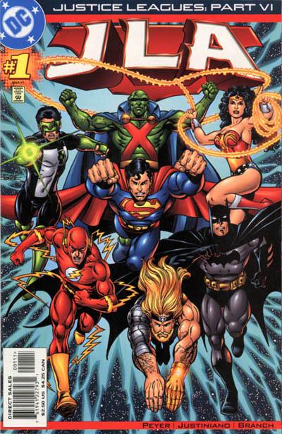 Justice Leagues: JLA #1 [Direct Sales]-Near Mint (9.2 - 9.8)