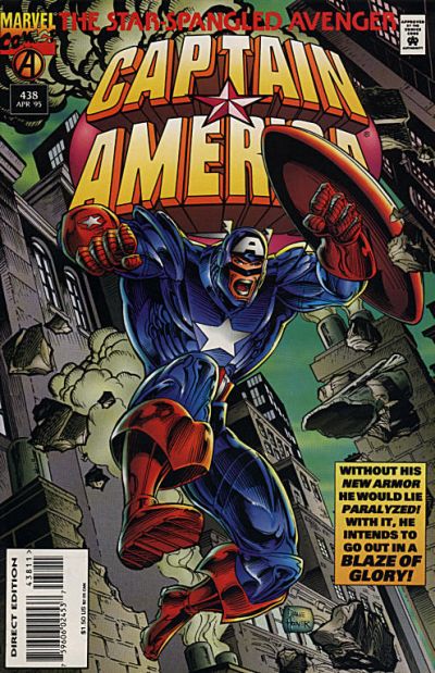 Captain America #438 [Direct Edition] - Vf/Nm 9.0