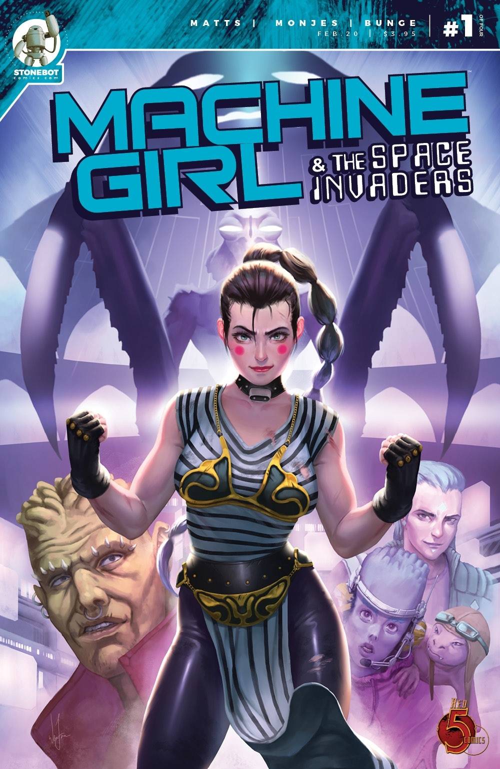 Machine Girl & Space Invaders #1 (Mature)
