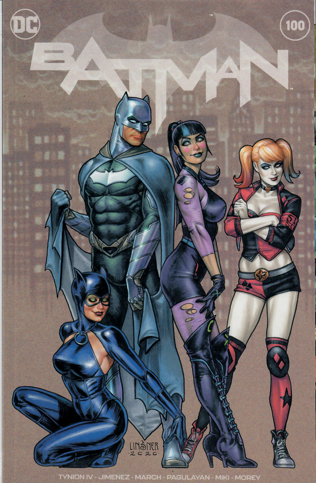 Batman #100 Metahumans Comics Linsner Exclusive Variant (2016)
