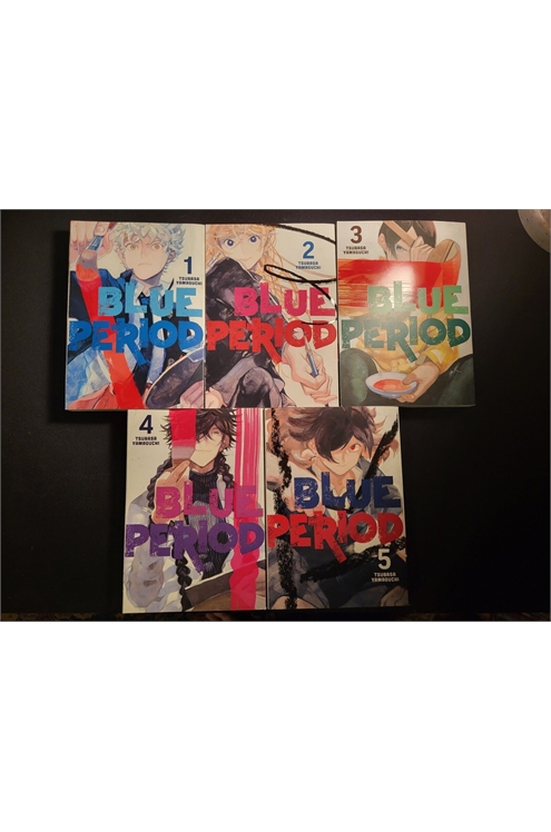 Blue Period Manga Volumes 1-5 Set Pre-Owned