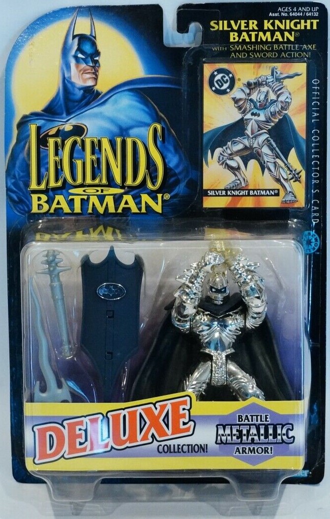 Legends of Batman Silver Knight Batman Deluxe Edition Battle Metallic Armor