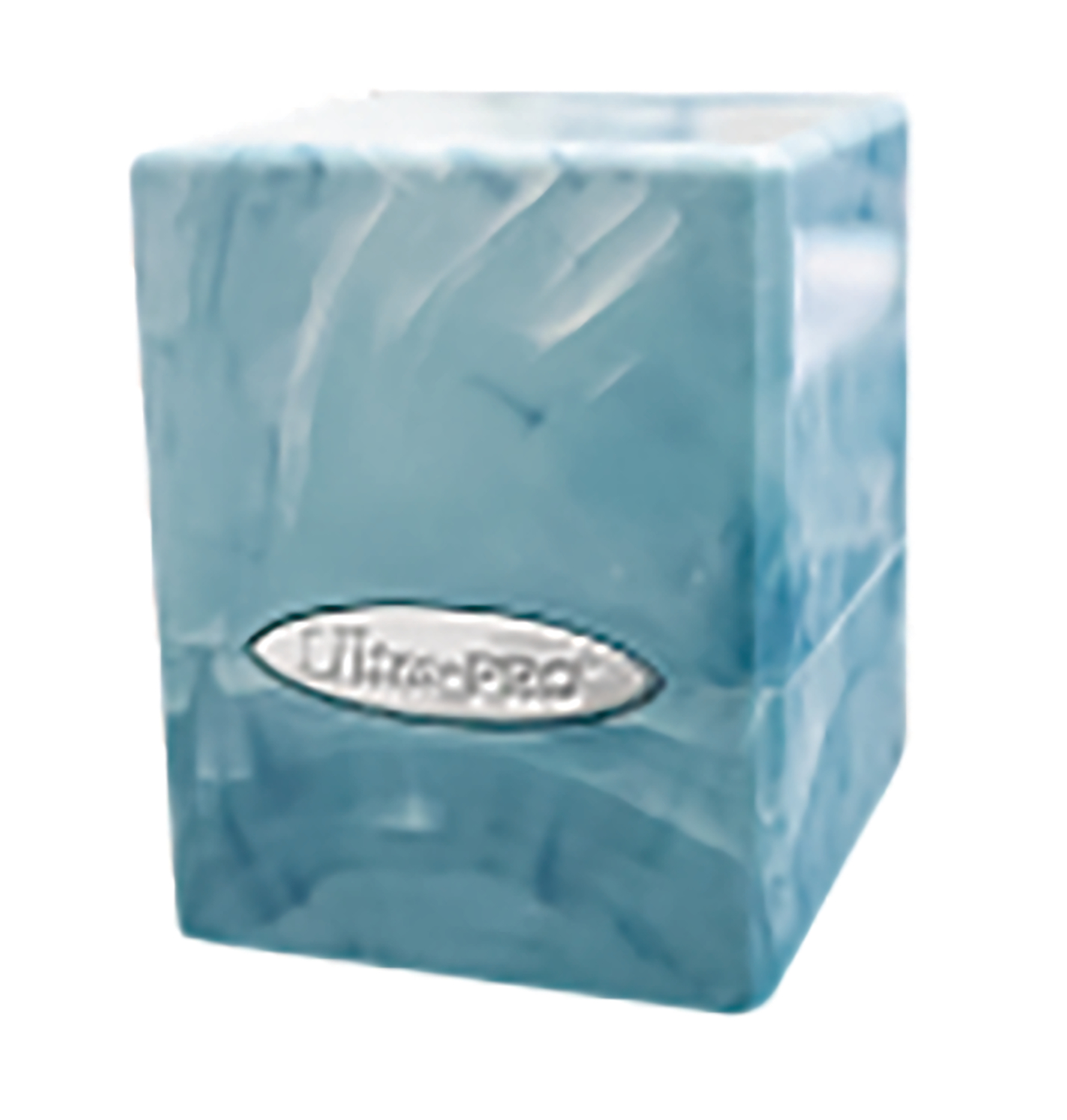 Ultra Pro Satin: Cube Marble Light Blue White