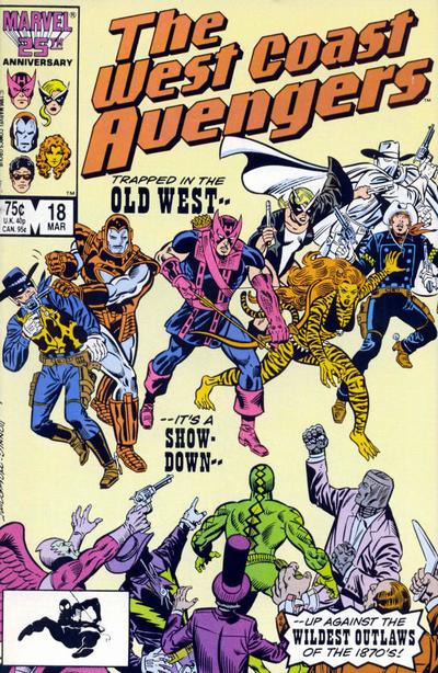 West Coast Avengers #18 [Direct]-Fine (5.5 – 7)