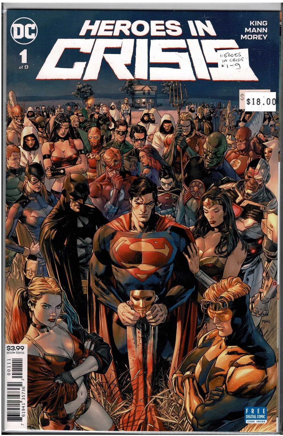 Heroes In Crisis #1-9 Comic Pack