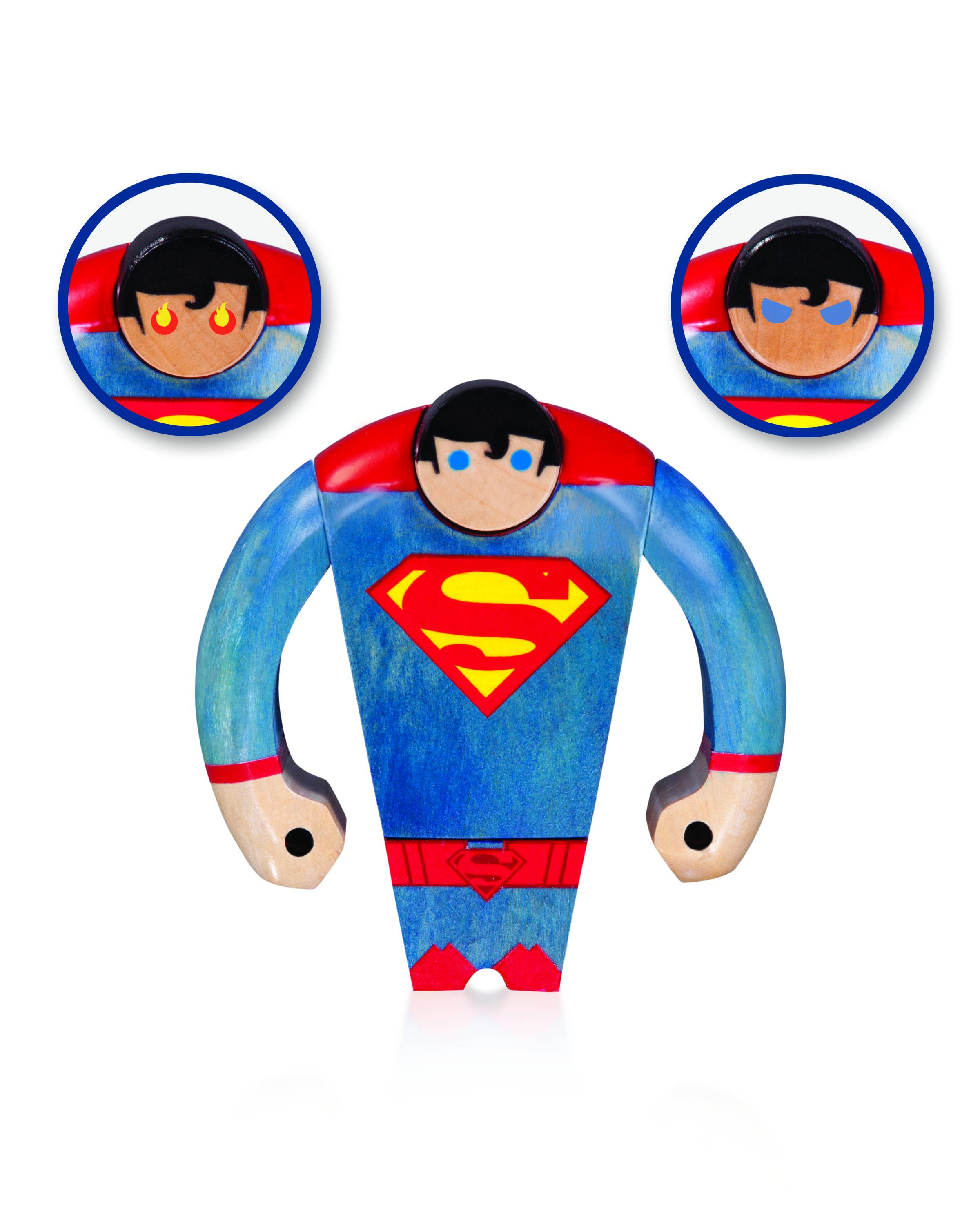 DC Comics Superman Wood Figure