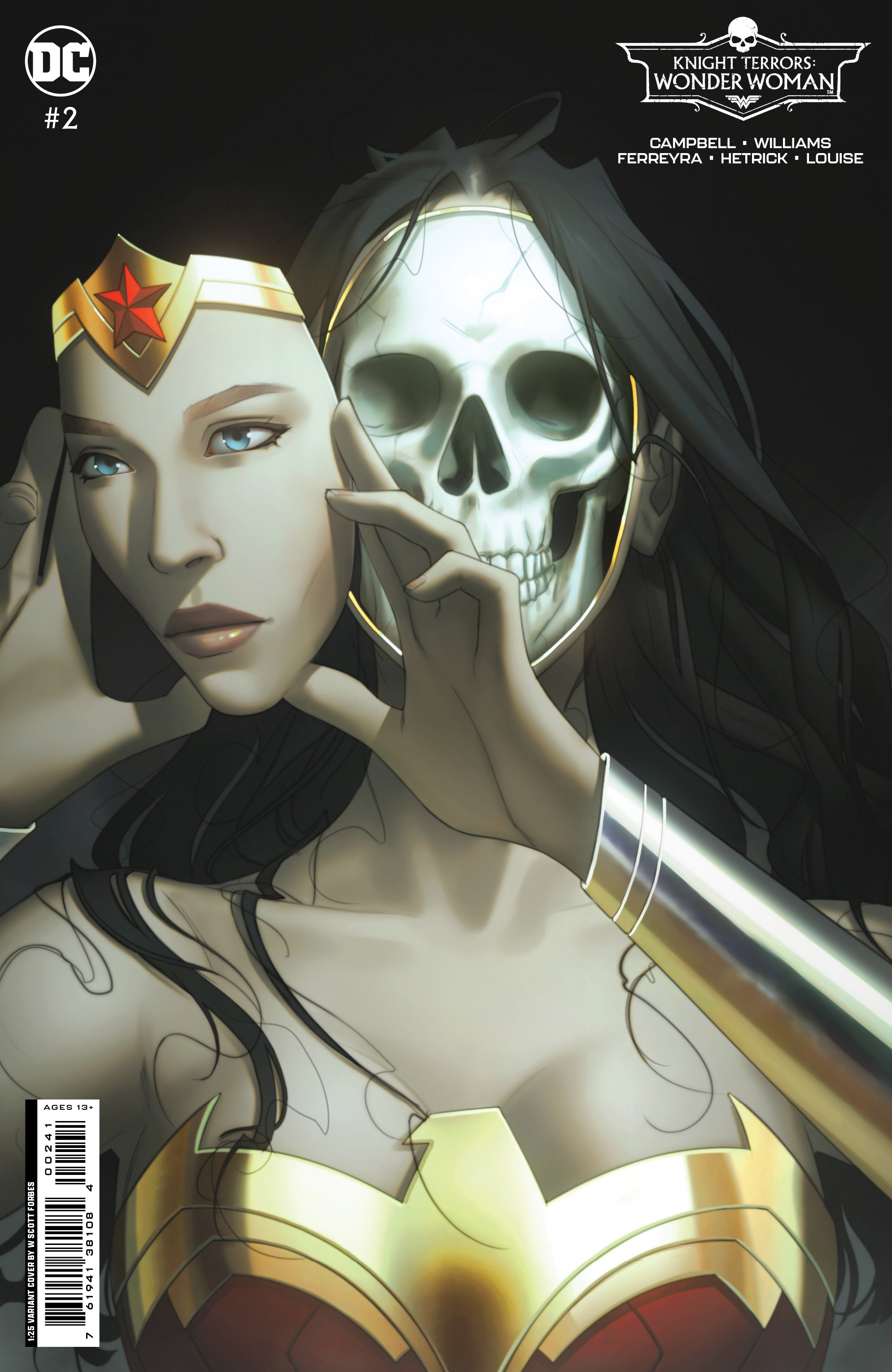 Wonder Woman #800.2 Knight Terrors #2 Cover D 1 for 25 Incentive W Scott Forbes Card Stock Variant (Of 2)