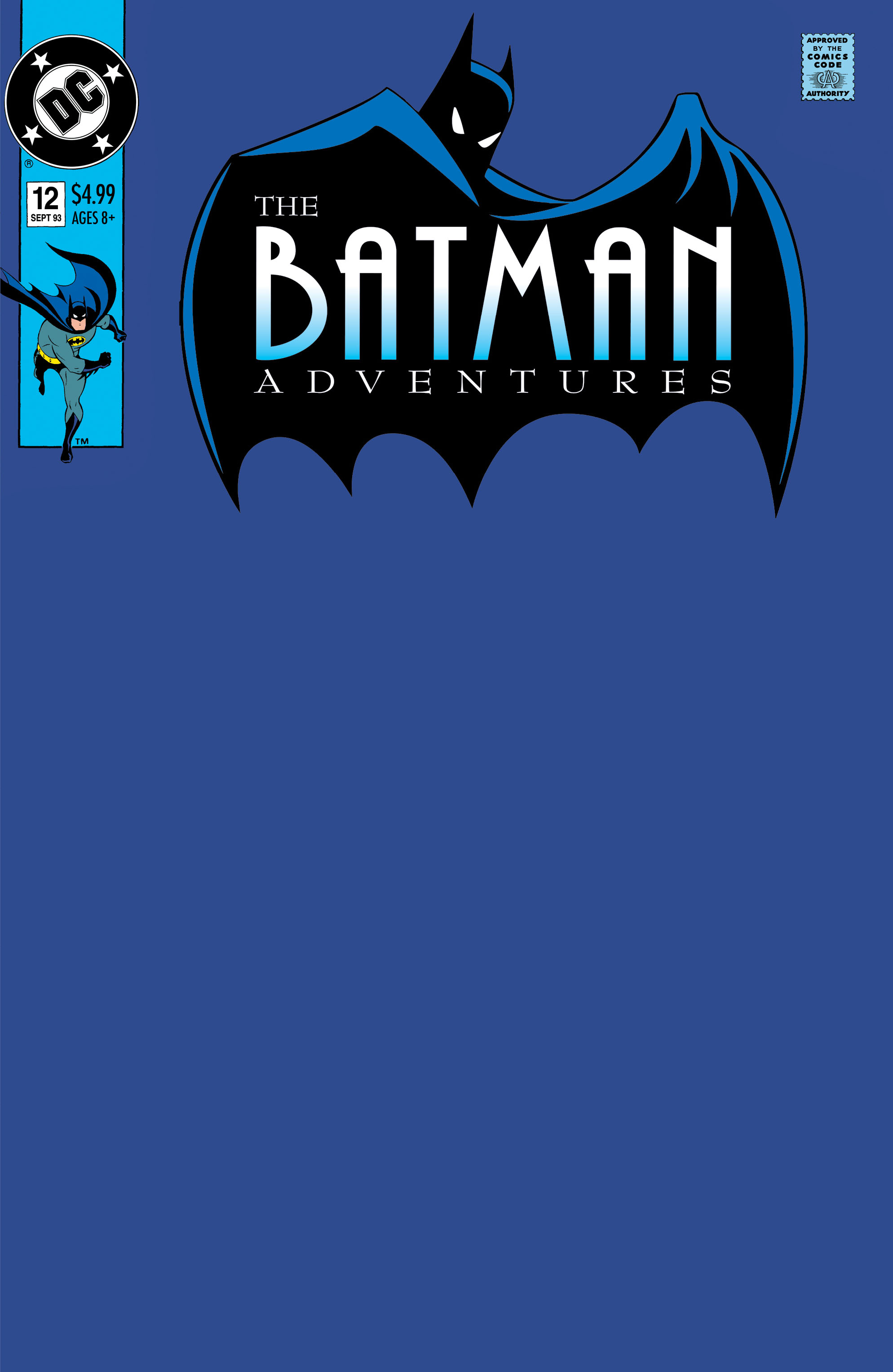 Batman Adventures #12 Facsimile Edition Cover C Blank Variant