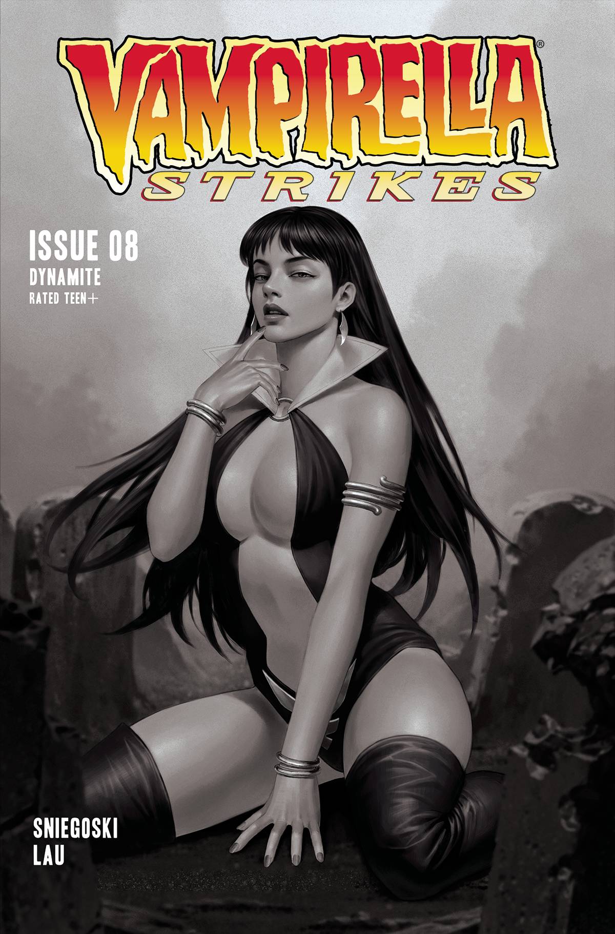 Vampirella Strikes #8 Cover Q 10 Copy Last Call Incentive Yoon Black & White