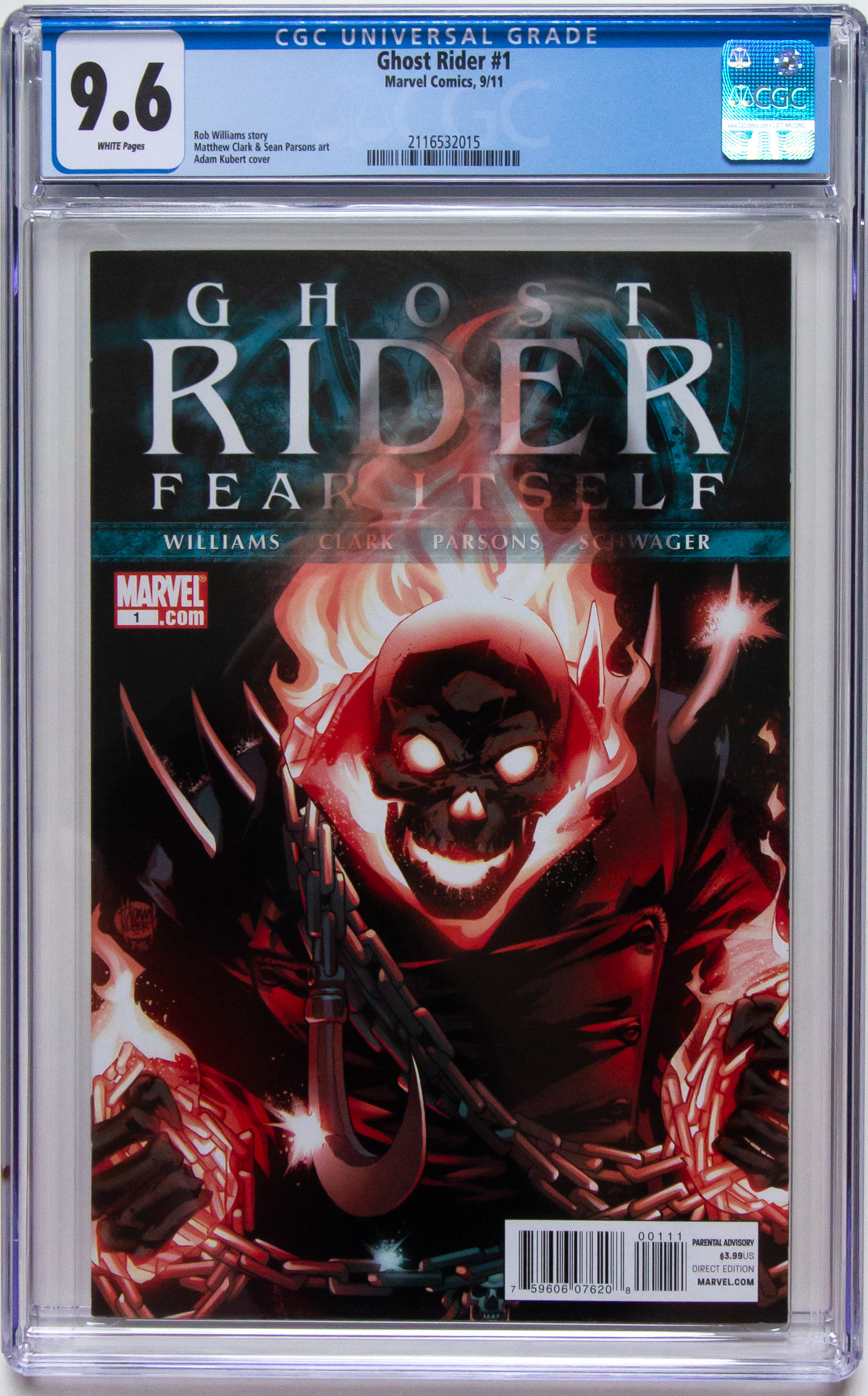 Ghost Rider (2011) #1 CGC 9.6