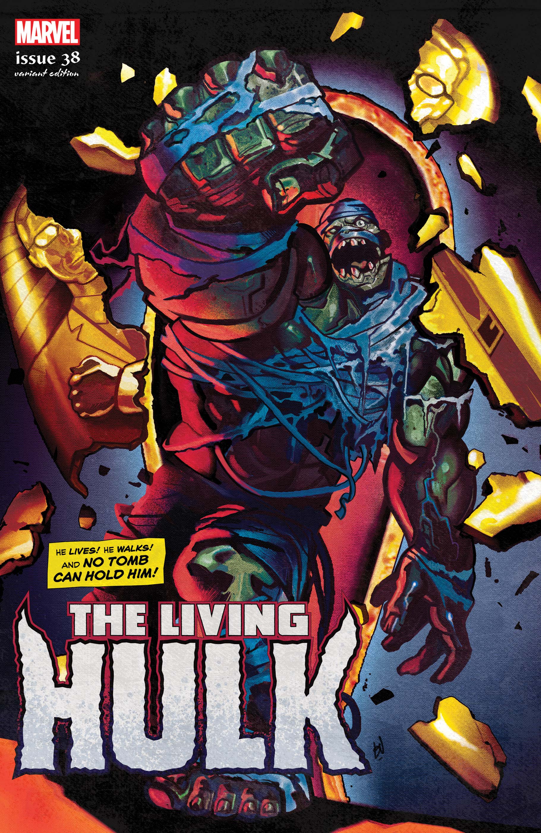 Immortal Hulk #38 Del Mundo Living Hulk Horror Variant (2018)