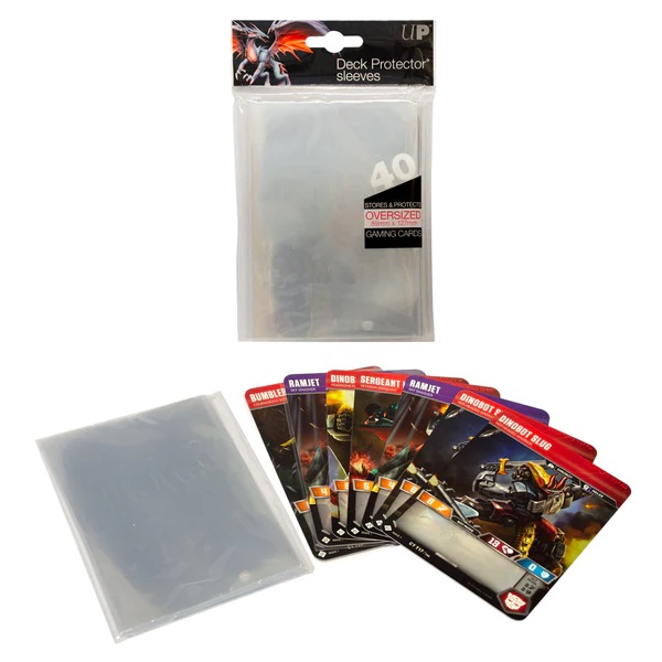 Up Oversized Clear Top Loading Sleeves(40Ct)