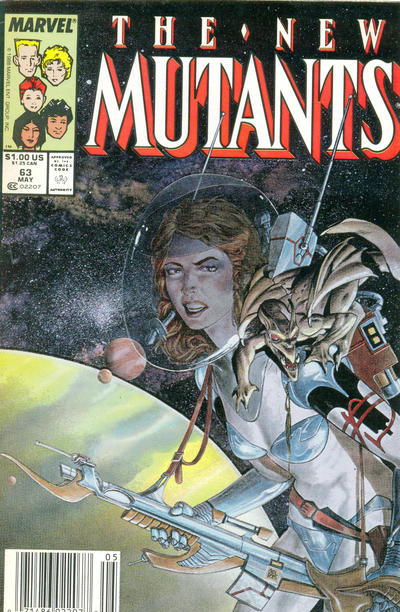 The New Mutants #63 [Newsstand]-Good (1.8 – 3)