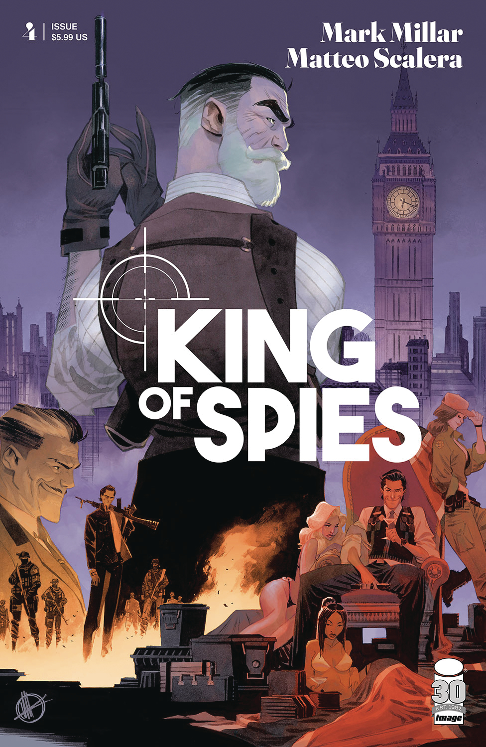 King of Spies #4 Cover A Scalera (Mature) (Of 4)