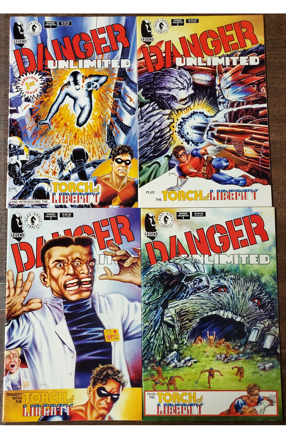 Danger Unlimited #1-4 (Dark Horse ) Full Set