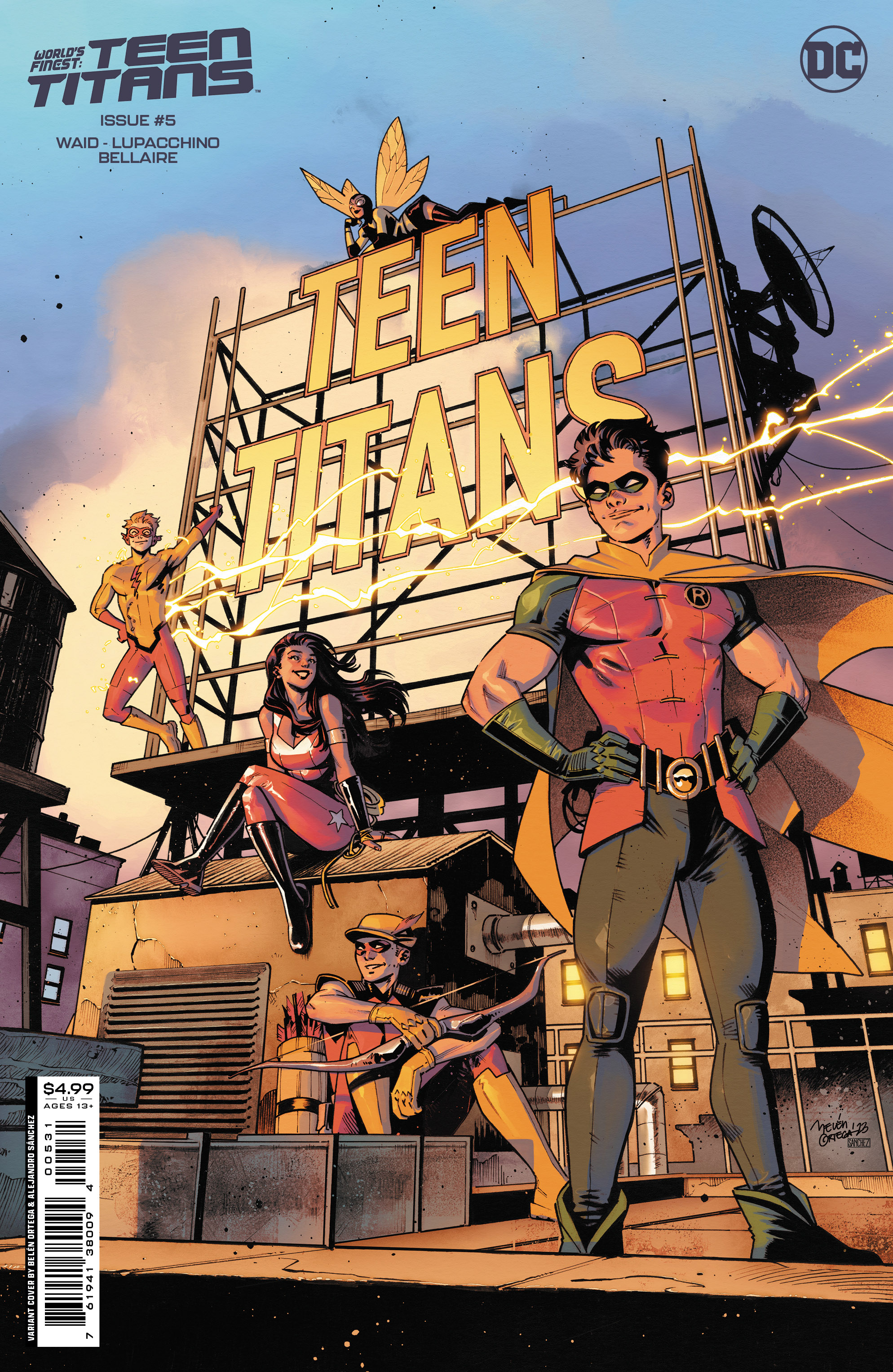 Worlds Finest Teen Titans #5 Cover C Belen Ortega Card Stock Variant (Of 6)
