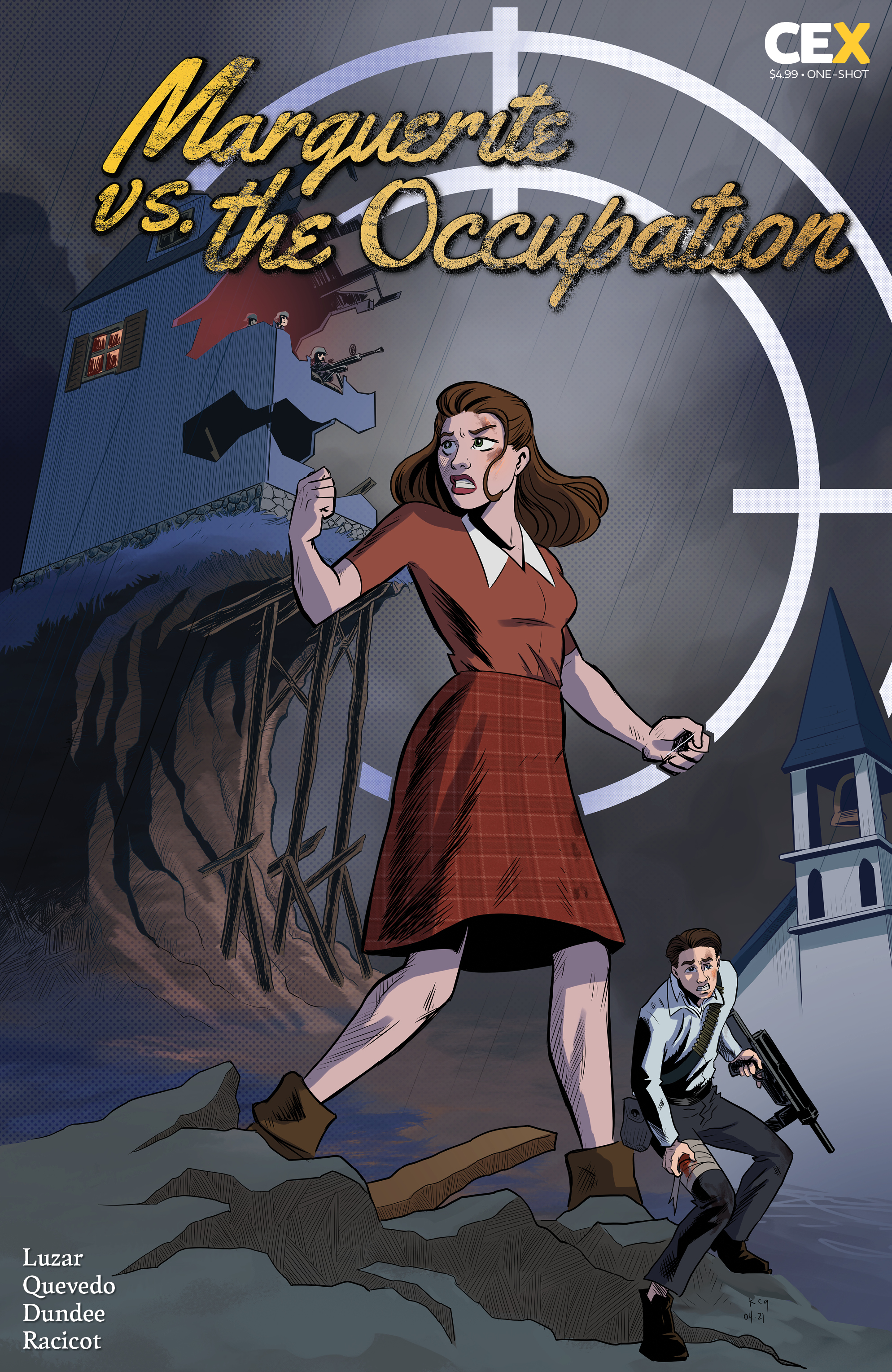 Marguerite Vs The Occupation #1 (One Shot) Cover A Kasey Quevedo