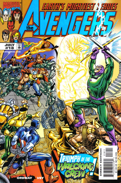 Avengers #18 [Direct Edition]-Near Mint (9.2 - 9.8)