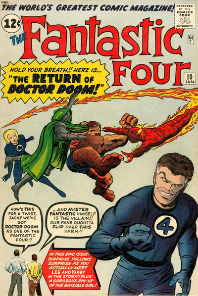 Fantastic Four #10 [Regular Edition]-Very Good (3.5 – 5)