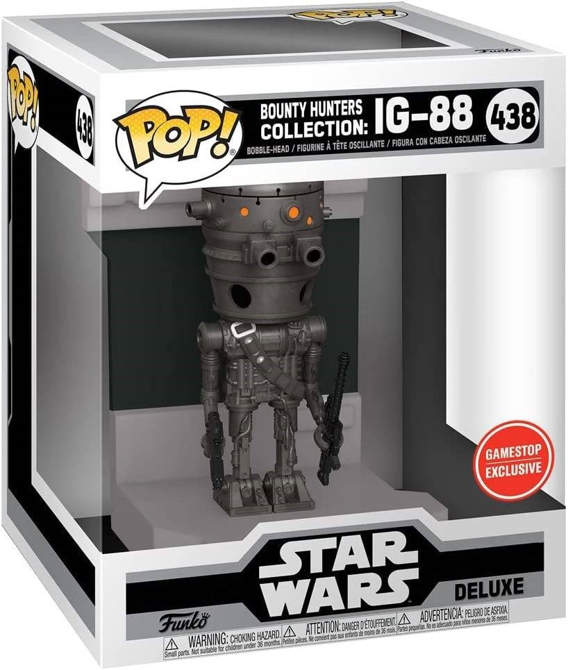 Pop Deluxe Star Wars Bounty Hunter Ig-88Mt Vinyl Figure