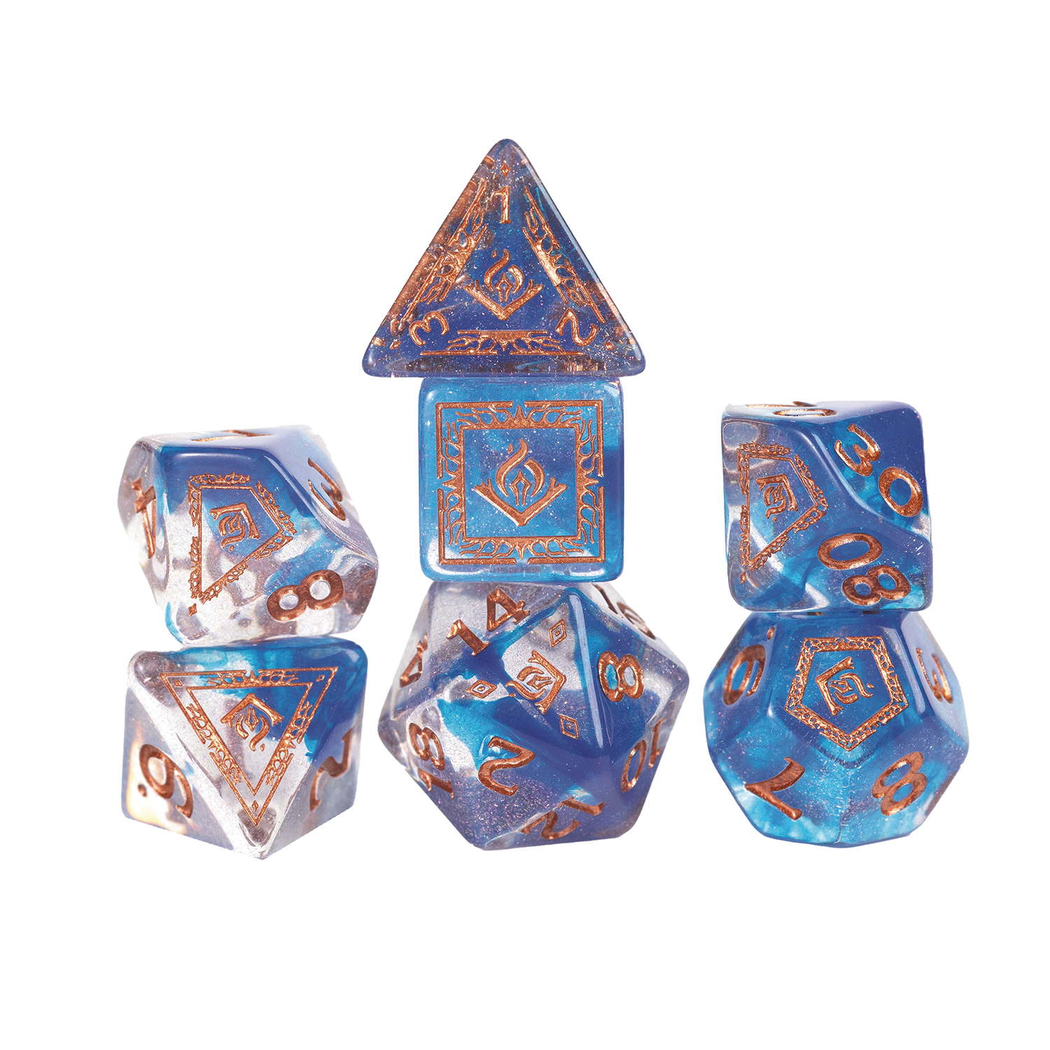 Dungeons & Dragons Adventure Dice Wizard Blue